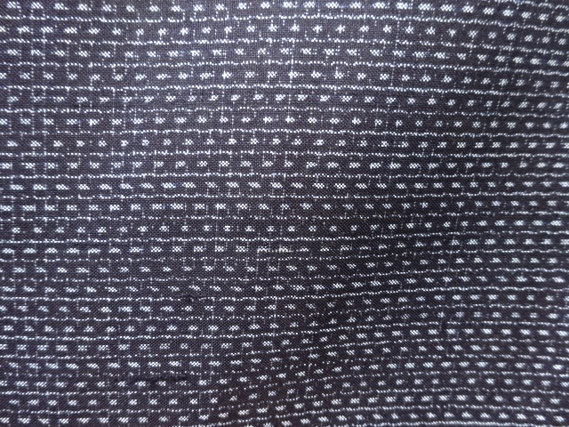 アンティーク　本場正藍泥染大島紬男物着物アンサンブル